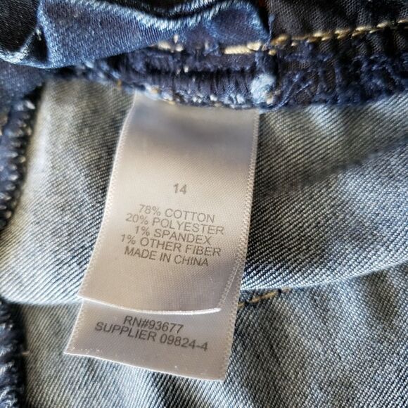 Bisou bisou high waisted skinny Jean's side zip - Picture 6 of 8